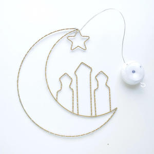 Adorno Navideño de Hierro Forjado con Acabado Negro Hecho a Mano, Forma Personalizada, Diseño Moderno para Decoración Navideña Colgante para Árbol de Navidad - Product Image 2