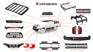 Feu de Freinage LED DRL Spedking, Feu de Poteau de Coffre Arrière, Feux Arrières, Feux de Pare-chocs avec Clignotant pour <span class=keywords><strong>Toyota</strong></span> <span class=keywords><strong>RAV4</strong></span> 2019-2022 - Product Image 6