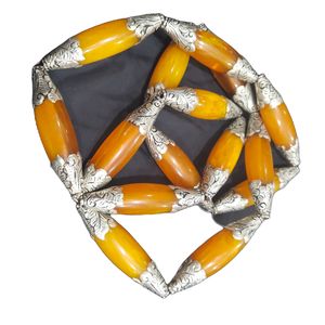 Cuentas de joyería sueltas redondas de ámbar amarillo - Product Image 6