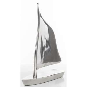 Sculpture de bateau de yacht en métal, objet décoratif, cadeaux promotionnels originaux, décoration de table de yacht, décoration de la maison, accents décoratifs - Product Image 6