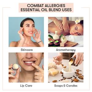100% Pure Therapeutic Essential Oil Blend for Combatting Allergies Featuring Lavender Tea <b>Tree</b> Oils for Moisturizing Benefits - Product Image 4
