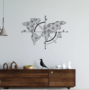 Elegante decoración de pared redonda de metal, arte de pared de estilo vintage, acentos decorativos interiores, adornos atemporales para el hogar en ventas al por mayor - Product Image 5