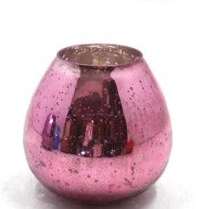 Porte-bougie en verre décoratif moderne Nouveau design de couleur bleu antique pour le salon Décoration de table faite à la main - Product Image 4