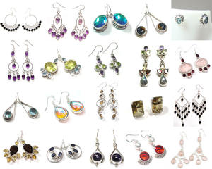 Pendientes colgantes de piedras preciosas para mujer, cuarzo Esmeralda, Plata Ley de 925, joyería para el Día de la madre, certificado por terceros, venta al por mayor - Product Image 3