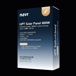 แผงโซลาร์เซลล์ HJT 600W โมโนคริสตัลไลน์ซิลิคอน ประสิทธิภาพสูง ฝาครอบกระจกอุตสาหกรรม - Product Image 2