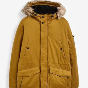 แจ็คเก็ตขนเป็ดมีซิปมีฮู้ดสำหรับผู้ชายฤดูหนาวปรับแต่งโลโก้ได้ - Product Image 1