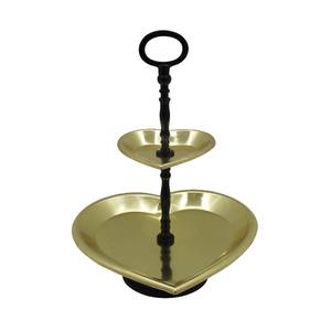 Popular Single-<b>Tier</b> round Metal <b>Cake</b> <b>Stand</b> with Gold/Black Finish for Birthday Event Party Display Wholesale Bulk Supply - Product Image 6