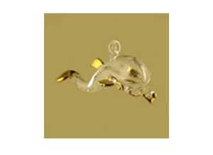 Adornos Navideños de Animales, Diseño Único, Coleccionable de Lujo, Cristal Pulido Egipcio Hecho a Mano, Grabado Profundo a Mano en Oro de 24 Quilates - Product Image 5