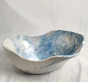 Meilleure vente produit en résine vaisselle de service bol à soupe décoré bol à fruits bols de décoration de mariage - Product Image 1