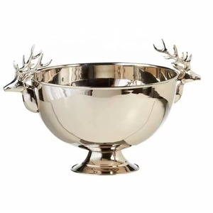 Cuenco de ciervo de aluminio de Venta caliente, vajilla decorativa, cuenco de aluminio elegante para mesa de comedor, para el hogar Decoración elegante, precio al por mayor - Product Image 3