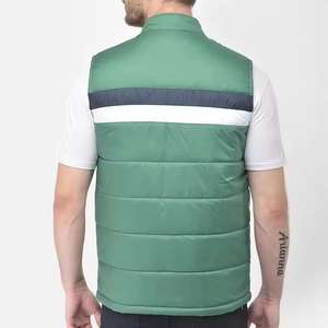 Veste d'hiver matelassée à fermeture éclair, légère, respirante, tendance, avec logo personnalisé 2025, devant décontracté, haute qualité, prix de gros bon marché - Product Image 2