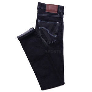 Pantalon de survêtement décontracté de grande taille pour hommes, pantalon en jean taille moyenne en coton/polyester pour entraînement en plein air, jean confortable pour un usage quotidien - Product Image 6