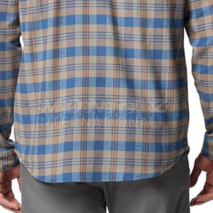 Camisas de franela ajustadas para hombre 100% algodón corte moderno suministro directo de fábrica de proveedor de camisas de franela a granel - Product Image 6
