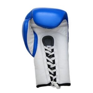 Guantes de boxeo con cordones de cuero de vaca genuino profesional personalizados de alta calidad - Product Image 3