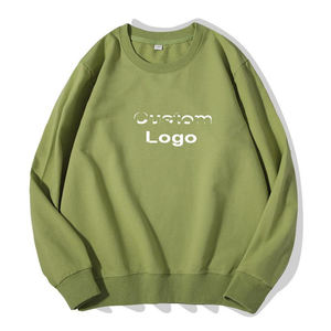 Sweat-shirt à col rond de haute qualité pour hommes Nouvelle tendance Personnalisable Design 3D Embossé Français Personnalisable Brodé Blanc pour - Product Image 1