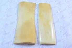 Escamas de Hueso de Búfalo Hechas a Mano para Mangos de Cuchillos Personalizados, Escamas de Hueso de Búfalo Genuinas para Fabricantes de Cuchillos Profesionales, Color Natural - Product Image 4