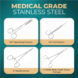 Kit de Disección de 38 Piezas Avanzado para Laboratorio de Biología y Anatomía con Mango de Bisturí Cuchillas para Estudiantes de Medicina y Veterinaria - Product Image 4