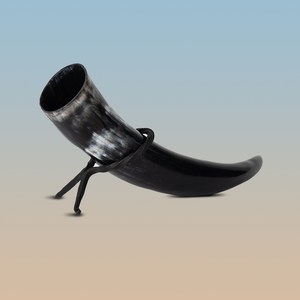 Hecho a mano 100% Natural Thumbler Viking Medieval Drinking Horn Cup Producto artesanal natural único - Product Image 6