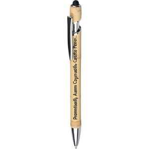 Penna Capacitiva Promozionale Ecologica in Bambù - Product Image 3