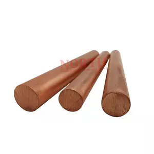 Pure 99.9 Copper Flat Brass Round Bar Weight Tinned Solid 4mm 5mm 8mm 10mm 16mm Bus Copper Bar