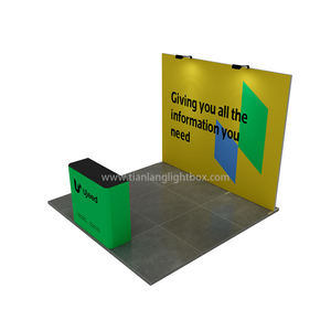 Grafica singola faccia 3x6 Tela Tesa modulare alluminio 10x20 Stand PER Fiera portatile espositivo da tascare - Product Image 2