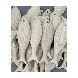 Craft Kids <b>Toy</b> Art Wooden <b>Fish</b> Shape Ornament Eco Friendly Colorful Polished Wooden <b>Fish</b> Unique Home Decor Handicraft - Product Image 2