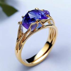 Joyería fina de lujo al por mayor anillos de eternidad de fiesta de color personalizado anillos de plata de ley 925 - Product Image 3