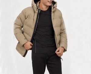 Veste d'hiver pour homme, de haute qualité, à logo personnalisé, tendance, veste bomber rembourrée, veste à bulles pour homme - Product Image 1