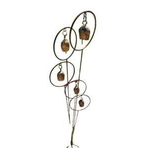 Palo de jardín de metal duradero, resistente a la oxidación, soporte y decoración de plantas, fácil de instalar, uso en interiores y exteriores, perfecto para jardinería - Product Image 5
