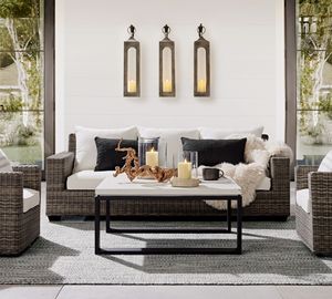 Nuevos muebles de exterior de alta calidad, jardín, Patio, ratán, madera maciza, teca, duradero, fuerte, duradero, moderno, sofá seccional, silla - Product Image 4