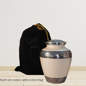 Urne funéraire artisanale pour cendres humaines avec finition haut de gamme, urne de crémation de luxe pour cendres d'adultes, au meilleur prix. - Product Image 6