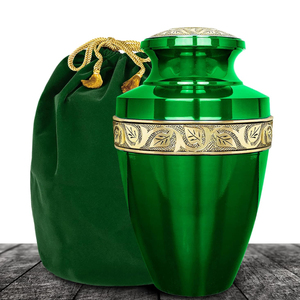 Urna de almacenamiento de cenizas para adultos de metal de nuevo diseño de alta calidad para cremación funeraria-Directo desde la India - Product Image 4