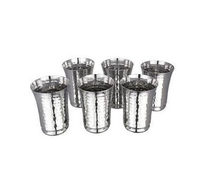 Verre à liqueur Whisky Bière Verre à vin Vente en gros Verre à vin réutilisable en acier inoxydable Design de marteau - Product Image 1