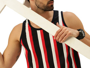 Débardeur personnalisé à sublimation, vente chaude, 100% coton, prix bas, bonne qualité, débardeur pour hommes - Product Image 4