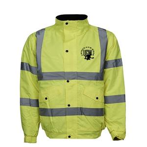 Chaquetas de seguridad reflectantes Hi Vis para hombre, de manga larga, Color sólido, la mejor Correa, Logo personalizado, Hi-Vi - Product Image 1