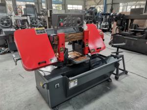 Scie à ruban de coupe de métal de haute précision Machine de scie à ruban horizontale manuelle pour l'acier - Product Image 6