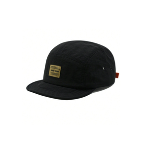 Casquette de camp personnalisée OEM ODM à 5 panneaux avec patch logo, sangle réglable, casquette de baseball en coton durable, idéale pour les marques et les styles décontractés - Product Image 2