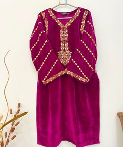 African Clothing Manufacturer Pink <b>Beaded</b> Satin Open Embroidery Luxury Indian Cotton Silk Linen Plus Size Lightweight - Product Image 2