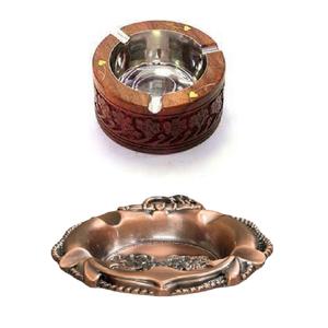 Cendrier Cendrier à Cigares Cendrier en métal Cendrier en cristal Cendrier avec couvercle Cendrier à cigarettes Restaurant Cendrier à fumée en laiton - Product Image 2