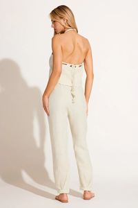 Indian Manufacture 100% <b>Linen</b> Co-ord <b>Set</b> Trowser Comfortable Stylish Everyday Wear Summer 2-Piece Eco-Friendly - Product Image 4