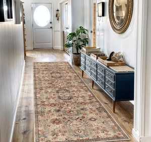 พรมถักมือดีไซน์ทันสมัยทำด้วยมือลายตุรกีและเปอร์เซียสีสันสดใสสวยงามปรับขนาดได้ - Product Image 2