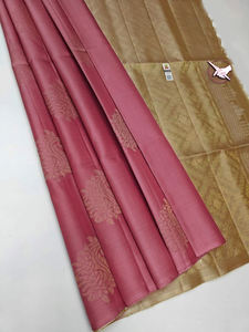 Pure Soft Kanchivaram Pethani Saree en soie élégant vêtements indiens et pakistanais - Product Image 4