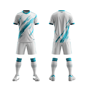 Nuevo Conjunto de Uniforme de Fútbol, Camiseta y Pantalones Cortos Motion Line, Ropa Deportiva para Equipo, Kit de Entrenamiento - Product Image 6