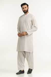 Ensemble Kurta pour homme avec col rabattu, design ODM, dernière mode, vêtements de mariage et de fête, pantalon Shalwar, costume 2 pièces pour homme - Product Image 2