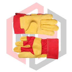 ถุงมือหนังสำหรับงานหนัก ทนทานต่อการฉีกขาด ระบายอากาศได้ดี ป้องกันไฟฟ้าสถิตย์ สำหรับดับเพลิง ปราศจากซิลิโคนและแป้ง - Product Image 6