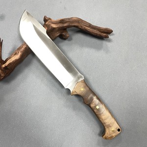 TLYML01 Coltello da Caccia Resistente a Lama Fissa Full Tang con Spessore di 6MM per Bushcraft nella Giungla in Acciaio Inox 440 con Fodero in Pelle - Product Image 6