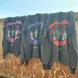 Alta calidad de gran tamaño de peso pesado recortado Drop Shoulder Box Hoodie Print Cut Edge Custom Raw Hem Hoodie para hombres - Product Image 2