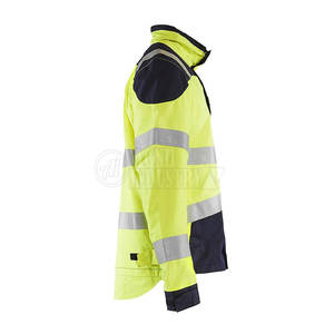 เสื้อแจ็คเก็ตนิรภัยแบบมีฮู้ดสำหรับฤดูหนาว ระบายอากาศได้ดี เหมาะสำหรับกิจกรรมกลางแจ้ง ขายส่ง ราคาถูก น้ำหนักเบา สำหรับผู้ชาย มีโลโก้ด้านหน้า ขายดี - Product Image 2