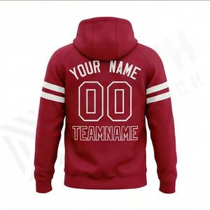 Sudadera Deportiva Personalizada con Cierre, Nombre del Equipo, Número Bordado, Patrón Impreso, Método de Tejido de Punto, para Atletas Activos y Grupos Deportivos - Product Image 2