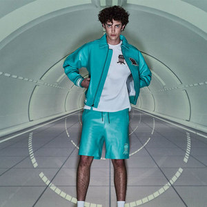 Vestes en cuir de vachette Avirex pour hommes de haute qualité, légères, au meilleur prix - Col montant, coupe ajustée, séchage rapide, respirantes - Product Image 6